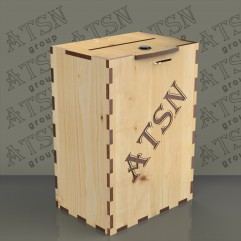 Ящик для пожертвувань дерев'яний